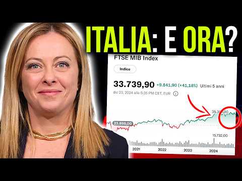 É SUCCESSO di NUOVO: l'ITALIA ha SUPERATO i LIVELLI del 2008..E ADESSO?