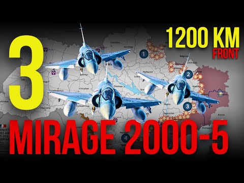 3 MIRAGE 2000-5 EN UKRAINE EN MARS 2025 ?