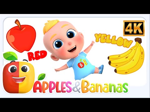 Color song for kids and more fun learning videos By Apples & Bananas