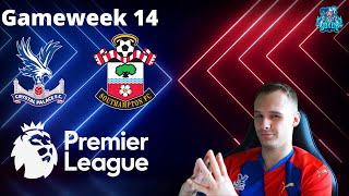 CRYSTAL PALACE vs SOUTHAMPTON WATCHALONG | GW14