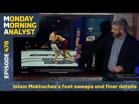 Breaking Down Islam Makhachev's Foot Sweeps and Finer...