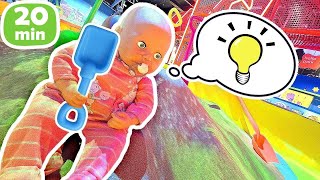 🏖️👧 ¡Annabelle se divierte en el arenero más extraordinario! ✨🎉