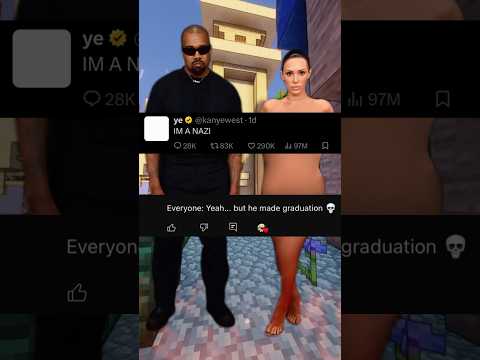 FUNNIEST Kanye West Being a LOSER and Getting Roasted Comments (as a song) #fyp #kanye #funny