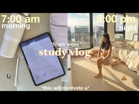 STUDY VLOG ‧₊˚🖇️ final exams, fall reset routine & staying consistent with healthy habits