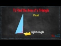 Calculating the Area of Right Triangles