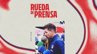 Rueda de prensa de Simeone tras el Atleti-Elche
