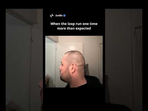 When the loop run one time more than expected #programming #coding #codinglife