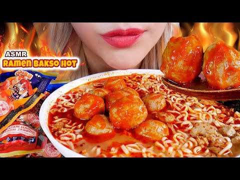 OISHIII❗️VIRAL RAMEN HACK CREAMY PEDAS💥🍜 ASMR RAMEN BAKSO HOT