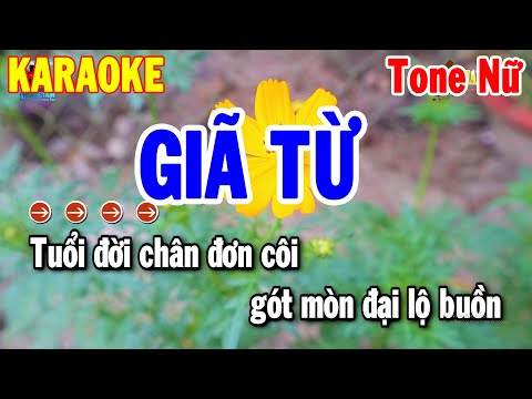 Karaoke Giã Từ Tone Nữ Nhạc Sống Beat Chuẩn Dễ Hát 2024 | Thanh Hải