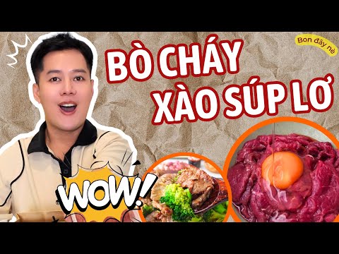 Công Thức Làm Bò Cháy Xào Súp Lơ, Đơn Giản Mà Siêu Ngon | Bon đây nè