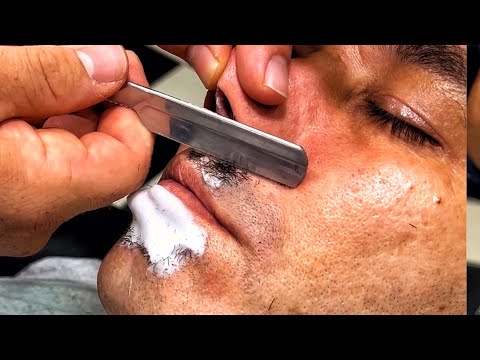 Asmr Beard Cut  • Impressive and hard massage • Turkish Barber