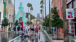 Exiting Disney's Hollywood Studios from Star Tours w/ Rain in 4K | Walt Disney World August 2025