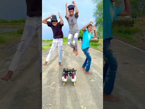 Jaw-Dropping Highjump Skating Tricks You Need to See ๐๐ #rollerskating #roadskating #skater #ytshort