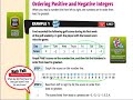 Comparing and Ordering Integers