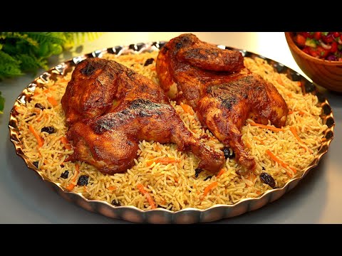 عند دجاجة ومحتارة 🐓 جربي اطبخي بخاري الدجاج اللذيذ والمميز مع سلطة جديدة