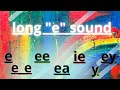 Understanding Long E Sound Rules