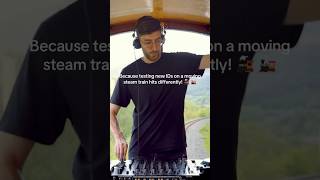 Testing IDs on a moving steam train!