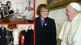 Francisco dice a una “obispa” que los metodistas se salvarán