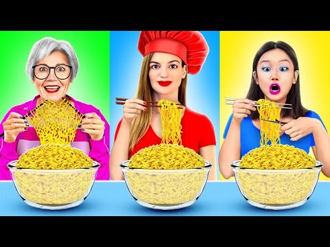 RETO DE YO VS. ABUELA | Fantástico Reto de Cocina por 123 GO! Series