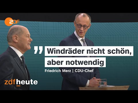 TV-Duell: Herr Merz, Herr Scholz, vervollständigen Sie bitte den Satz ...