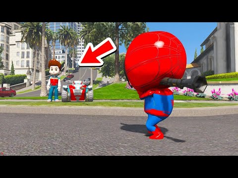 BEBE SPIDER TROLOU O QUADRICICLO DO RYDER no GTA 5