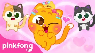 Cat Song Only | 100 Ninimos | Orange Cat 🐱 | Meow Meow  | Pinkfong Official