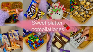 Filing platter with sweets | 41 minutes asmr | relaxing sounds
