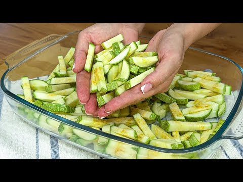 Nur so koche ich leckere Zucchini! Ein einfaches Rezept für einen Zucchini-Auflauf zum Abendessen!