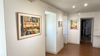 Visite de mon Exposition d’Aquarelles