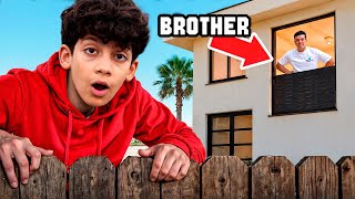 My Brother SNEAKS OUT the House to McDonalds!