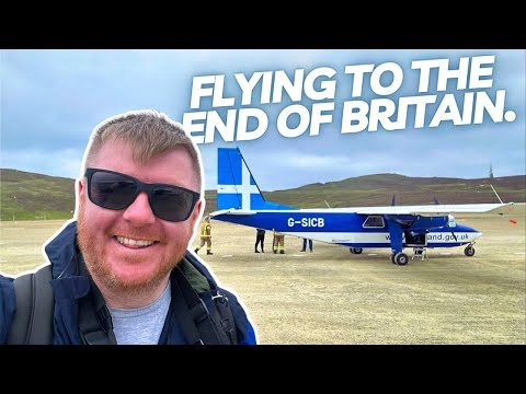 I flew to Britain's MOST REMOTE island. (and it surprised me!)