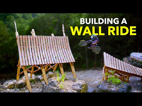 We Lifted 1,000lbs Stones to Build This MASSIVE Bike Feature!