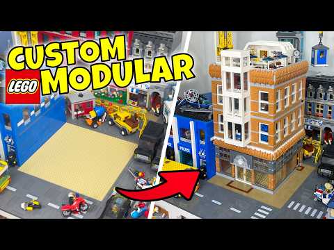 Building a MOC LEGO Modular Building - Part 1 (The Exterior)