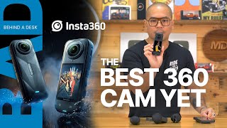 We have a new 360 cam! Insta360 X5 Feature | Behind a Desk
