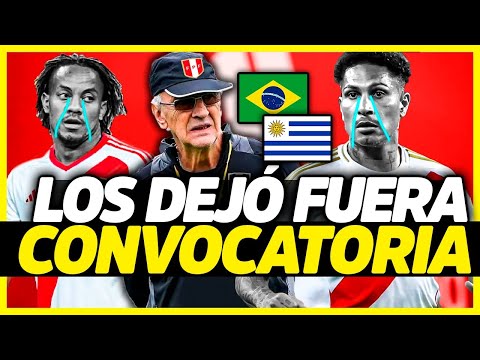 FOSSATI BORRA A LOS VIEJOS: LOS CONVOCADOS CONTRA URUGUAY Y BRASIL | SELECCIÓN PERUANA