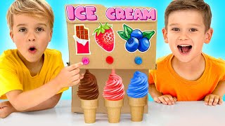 Tantangan Es Krim & Semangka untuk anak-anak