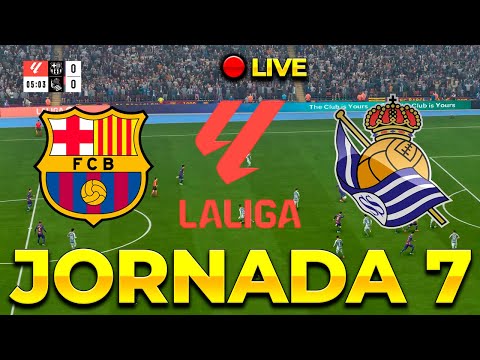 ⚽JORNADA 7 LaLiga -  FC Barcelona 🆚 Real Sociedad 🔥