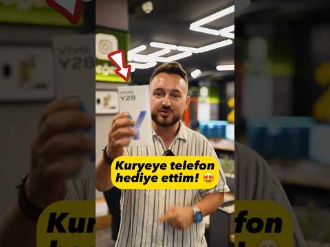 Kuryeye telefon hediye ettim 😍