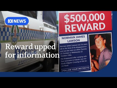 YouTube video thumbnail: Police up Reward Money to $500,000 Each for two Long-Term Unsolved Cold Cases in the NT