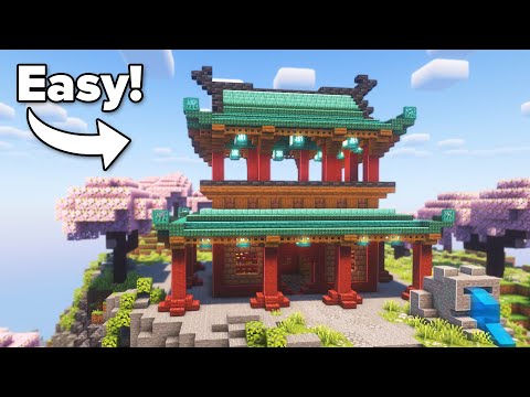 Minecraft: How to Build a Japanese Temple | Tutorial🏠