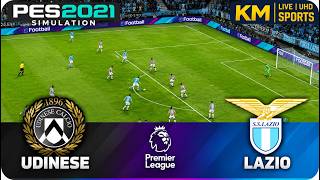 🔴LIVE | Udinese vs Lazio - Serie A 2026 |PES 21 Simulation