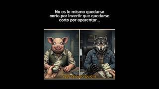 No es lo mismo quedarse corto por invertir que quedarse corto por aparentar... 🧠