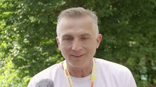 Markus Müller im Gespräch mit TV Göttingen