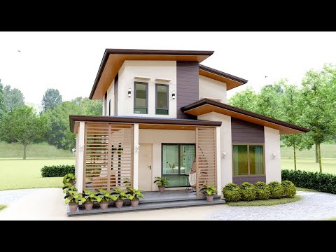 SMALL HOUSE DESIGN | 7X10 METERS | 5 BEDROOM