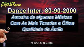 Dance Internacional 80-90-2000 - Amostra de 1 Estilo, Com Até 3 Estilos Para 1 PenDrive