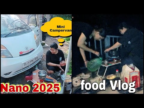Aloo or Puri Bnaya Pahado mei Hotel mei Jakar bhi | Food Vlog in Hills at Night @KristalSunny