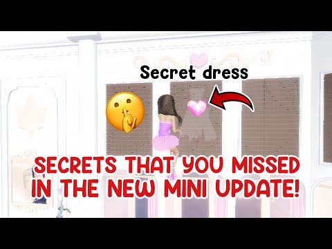 *SECRETS* THAT YOU MISSED IN THE NEW DRESS TO IMPRESS UPDATE! ALL *NEW* CODES AND MORE!