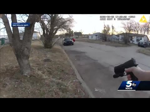 Police release video of suspect shooting officer in Oklahoma City