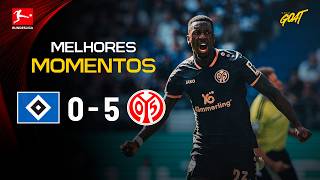 CHUVA DE GOLS! MAINZ 05 GOLEIA O HAMBURGO FORA DE CASA PELA BUNDESLIGA!