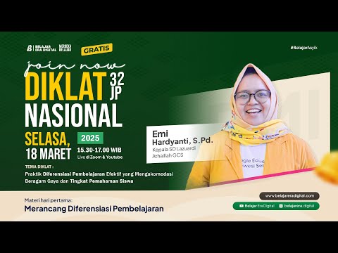 Diklat Day 1! Merancang Diferensiasi Pembelajaran
